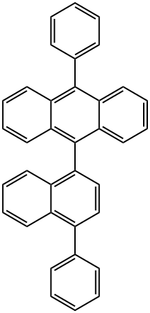9-PHENYL-10-(4-PHENYLNAPHTHALEN-1-YL)ANTHRACENE 구조식 이미지