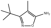 5-Isoxazolamine,3-(1,1-dimethylethyl)-4-methyl-(9CI) 구조식 이미지