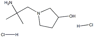 1-(2-Amino-2-methylpropyl)pyrrolidin-3-oldihydrochloride 구조식 이미지