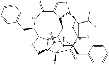 (7R,14S)-14-Demethyl-7-de(1-methylpropyl)-14-phenylmethyl-7-(1-methylethyl)ulicyclamide 구조식 이미지