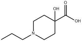 4-하이드록시-1-프로필-4-피페리딘카르복실산(SALTDATA:HCl) 구조식 이미지