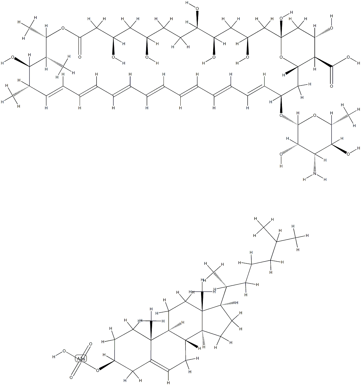 Compd with cholesteryl sulfate  구조식 이미지