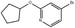 4-broMo-2-(시클로펜틸옥시)피리딘 구조식 이미지