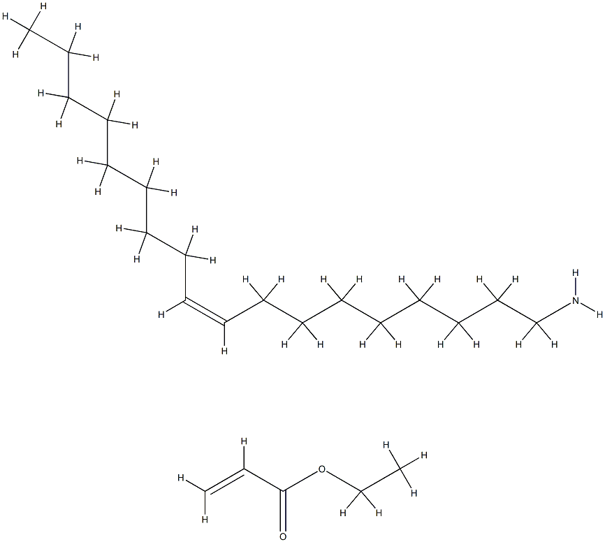 2-Propenoic acid, ethyl ester, polymer with (Z)-9-octadecen-1-amine Structure