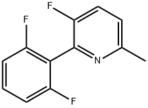 2-(2,6-Difluorophenyl)-3-Fluoro-6-Methylpyridine(WXC02866) 구조식 이미지