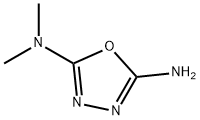 N,N-dimethyl-1,3,4-oxadiazole-2,5-diamine(SALTDATA: FREE) 구조식 이미지