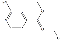 methyl 2-aminoisonicotinate hydrochloride（WS204501） 구조식 이미지