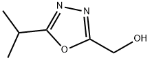 (5-이소프로필-1,3,4-옥사디아졸-2-일)메탄올(SALTDATA:FREE) 구조식 이미지