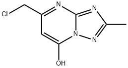5-(chloromethyl)-2-methyl[1,2,4]triazolo[1,5-a]pyrimidin-7-ol(SALTDATA: FREE) 구조식 이미지