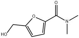 5-(hydroxymethyl)-N,N-dimethyl-2-furamide(SALTDATA: FREE) 구조식 이미지
