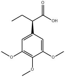 (R)-2-(3,4,5-Trimethoxyphenyl)butyric Structure