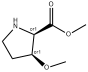 D-프롤린,3-메톡시-,메틸에스테르,(3S)-rel-(9CI) 구조식 이미지