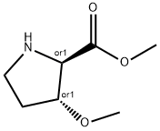 D-프롤린,3-메톡시-,메틸에스테르,(3R)-rel-(9CI) 구조식 이미지