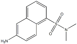 2-아미노-5-나프탈렌-(N,N-디메틸)술폰아미드 구조식 이미지