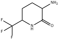 3-amino-6-(trifluoromethyl)piperidin-2-one 구조식 이미지