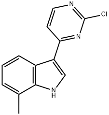 3-(2-chloropyrimidin-4-yl)-7-methyl-1H-indole(WXC04916) 구조식 이미지