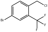 4-bromo-1-(chloromethyl)-2-(trifluoromethyl)benzene 구조식 이미지