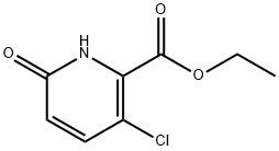 3-Chloro-6-oxo-1,6-dihydro-pyridine-2-carboxylic acid ethyl ester Structure