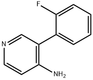 3-(2-플루오로페닐)피리딘-4-a 구조식 이미지