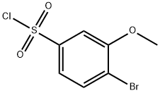 4-bromo-3-methoxybenzenesulfonyl chloride(SALTDATA: FREE) 구조식 이미지