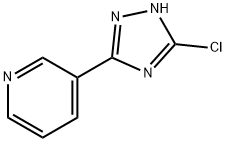 3-(3-chloro-1H-1,2,4-triazol-5-yl)pyridine(SALTDATA: FREE) 구조식 이미지