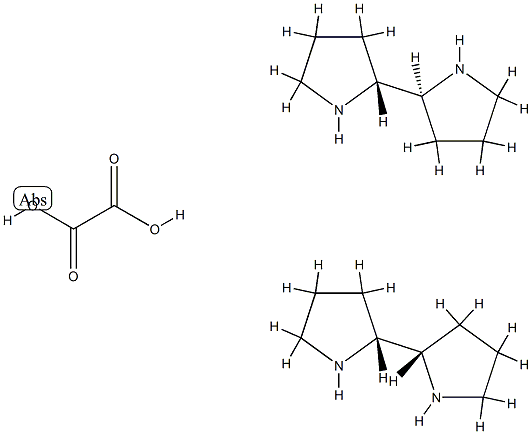 (R*,S*)-2,2μ-Bipyrrolidine sesquioxalate salt 구조식 이미지