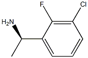 (alphaR)-3-Chloro-2-fluoro-alpha-MethylbenzeneMethanaMine Structure