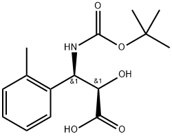 N-(Tert-Butoxy)Carbonyl (2R,3R)-3-hydroxy-3-o-tolylpropionic acid Structure