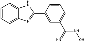 3-(2-Benzimidazolyl)benzamidoxime, 97% Structure