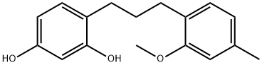 4-(3-(2-methoxy-4-methylphenyl)propyl)benzene-1,3-diol 구조식 이미지