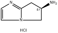 (6R)-6,7-Dihydro-5H-pyrrolo[1,2-a]iMidazol-6-aMine Hydrochloride Structure