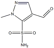 1H-Pyrazole-5-sulfonamide,4-formyl-1-methyl-(9CI) Structure