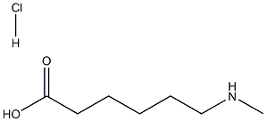 Hexanoic acid, 6-(MethylaMino)-, hydrochloride(1:1) Structure