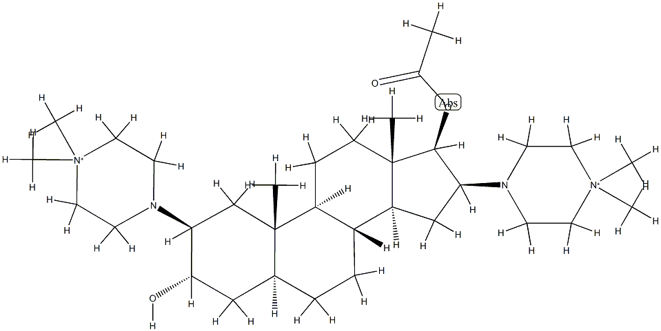 3-desacetylpipecuronium Structure
