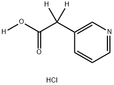 3-Pyridylacetic--d2 Acid-OD DCl Structure