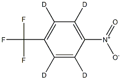 4-NITRO-A,A,A-TRIFLUOROTOLUENE-D4 Structure