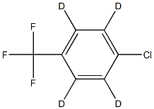 4-CHLORO-A,A,A-TRIFLUOROTOLUENE-D4 Structure