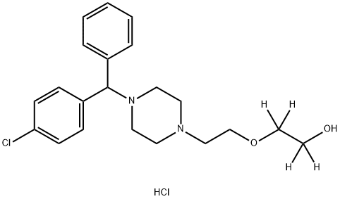 Hydroxyzine-d4 2HCl Structure