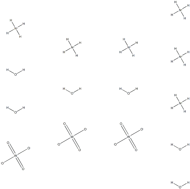 AMMONIUMPARATUNGSTATEHEXAHYDRATE Structure