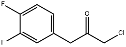 3-Chloro-4',5'-difluorophenylpropanone Structure