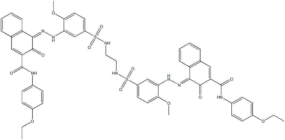 C.I.Pigment Red 164 Structure