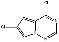 4,6-Dichloropyrrolo[2,1-f][1,2,4]triazine Structure