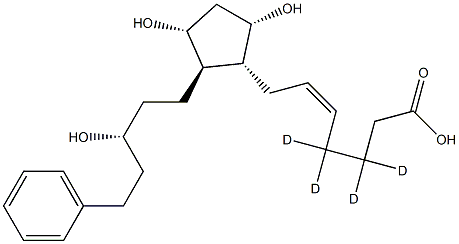 Latanoprost (free acid)-d4 Structure