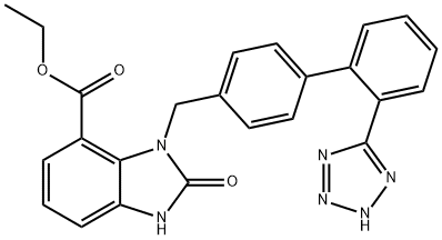 O-Desetheyl Candesartan Ethyl Ester Structure