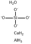 calcium [orthosilicato(4-)]dioxodialuminate(2-) Structure