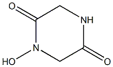 2,5-Piperazinedione,1-hydroxy-(9CI) Structure