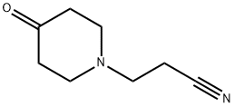 3-(4-oxopiperidin-1-yl)propanenitrile Structure