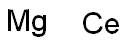 cerium, compound with magnesium (1:1) Structure
