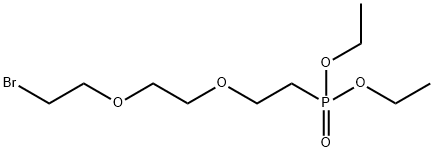 Bromo-PEG2-phosphonic acid ethyl ester Structure