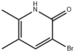 3-브로모-5,6-디메틸-2(1H)-피리디논(SALTDATA:무료) 구조식 이미지